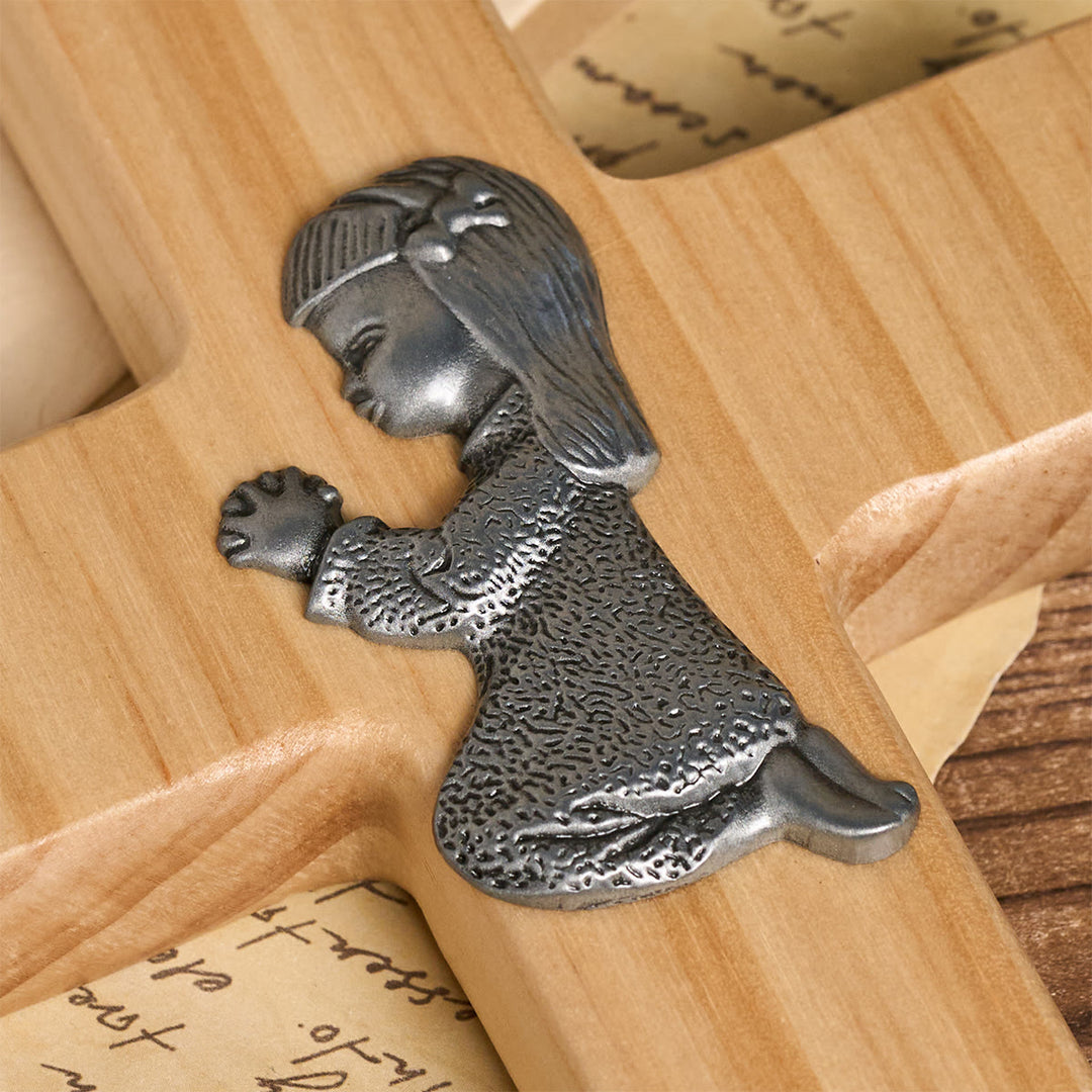 Christianartworkshop Croce in legno come ornamento da scrivania: devozione e fede infantile - image 6