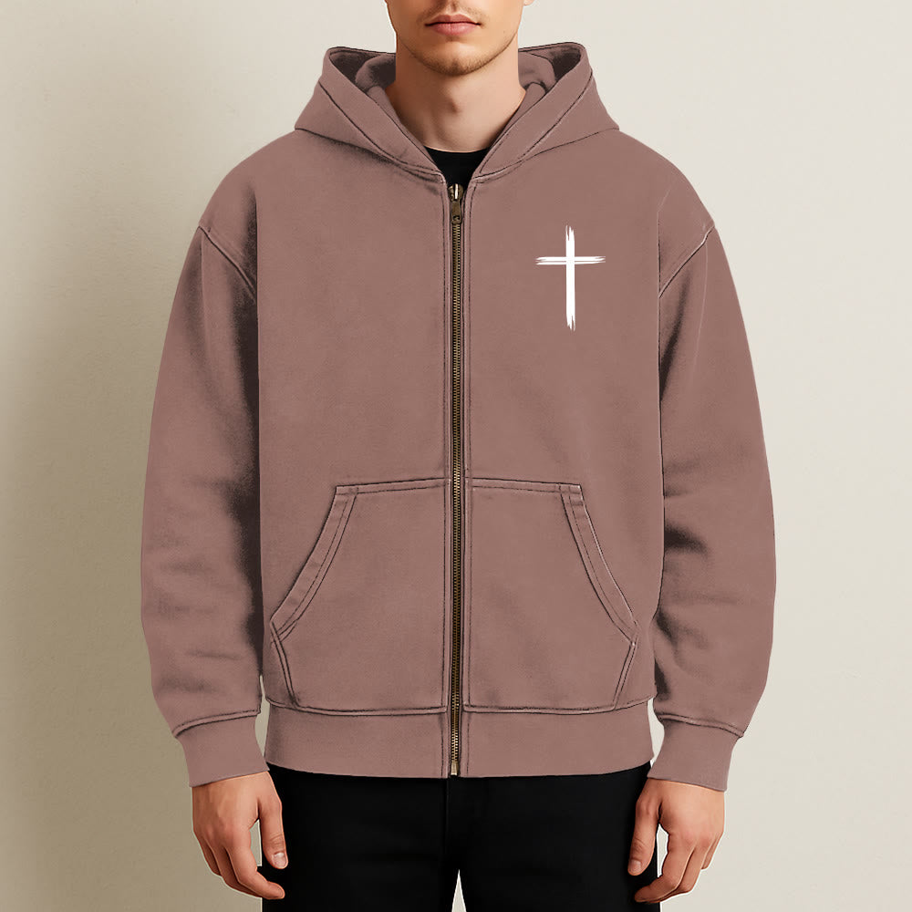 Christianartworkshop Dove & Cross Jesus Saves Hoody Jacket: conforto spirituale per ogni giorno - image 25