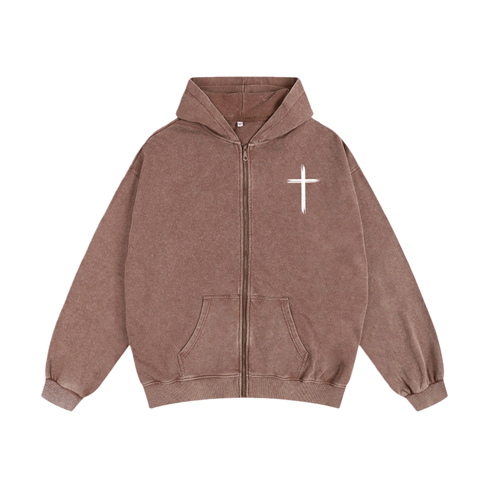 Christianartworkshop Dove & Cross Jesus Saves Hoody Jacket: conforto spirituale per ogni giorno - image 23