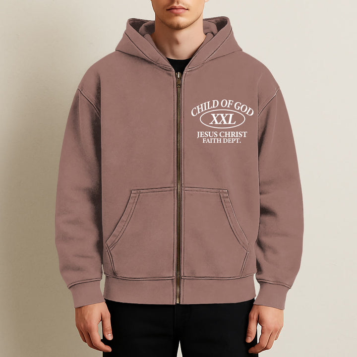 Giacca con cappuccio Child of God Identity di Christianartworkshop: unisci fede ed espressione street-style - image 1