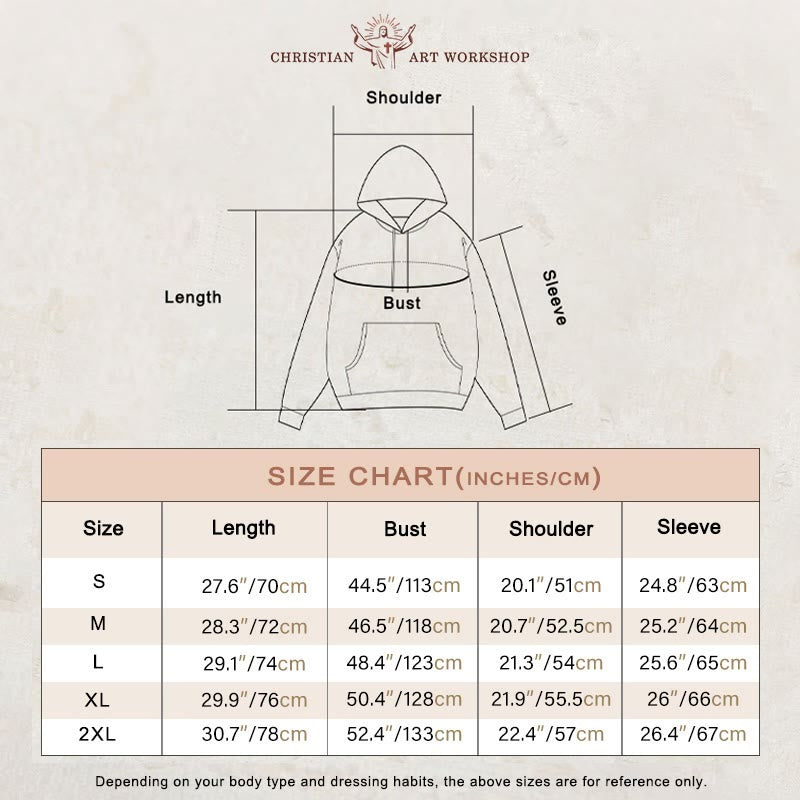 Christianartworkshop Fall For Jesus He Never Leaves Autumn Faith Felpa con cappuccio in poliestere foderata in pile - image 1