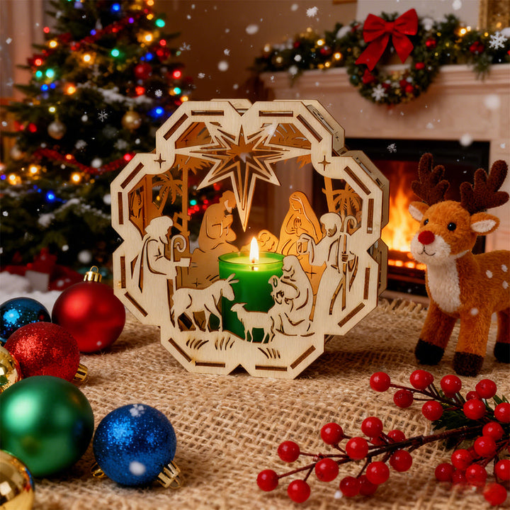 Christianartworkshop Decorazione natalizia a lume di candela: luce ispirata dalla fede per gli spazi natalizi - image 4