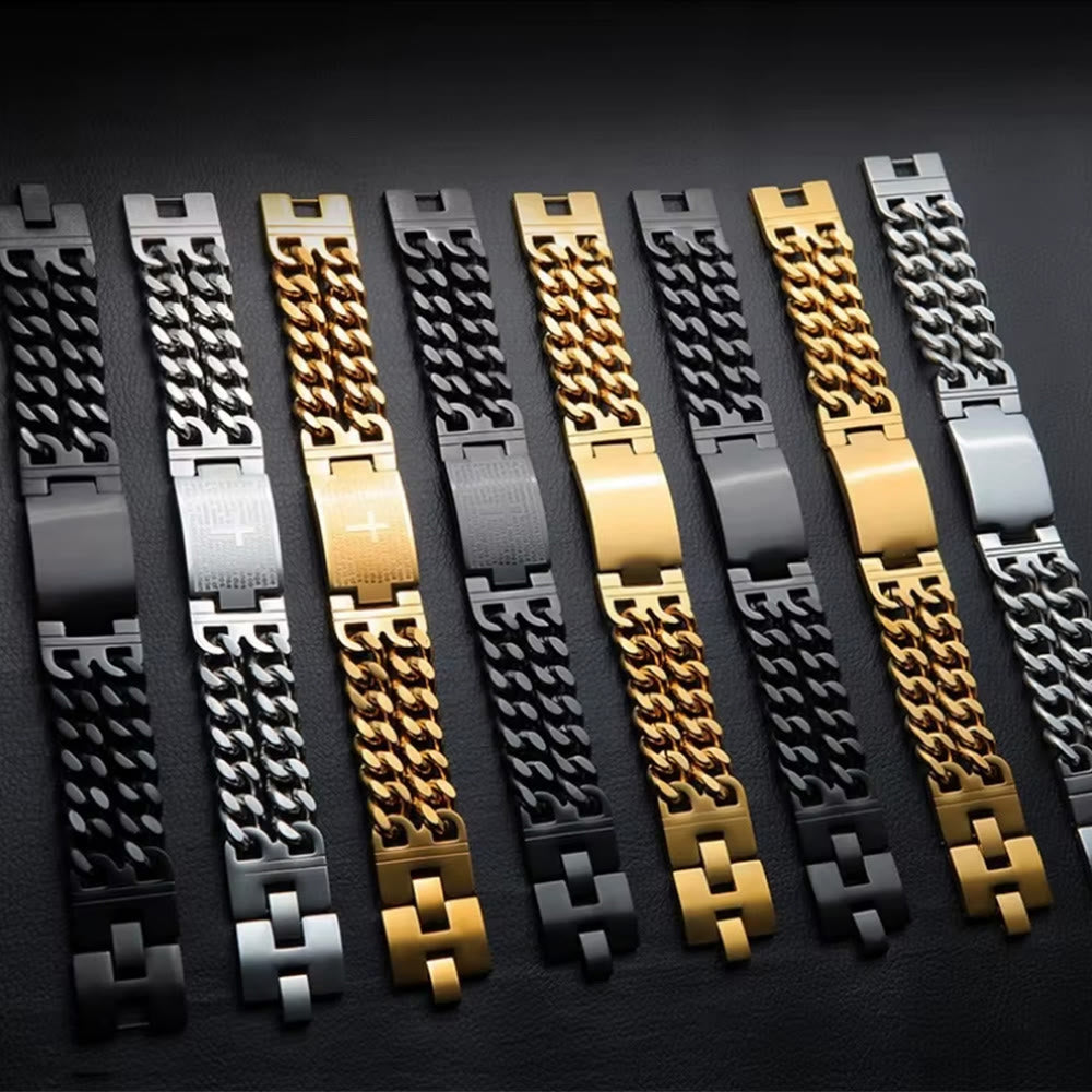 Christianartworkshop Bracciale con croce e preghiera: testo sacro e moda audace - image 4