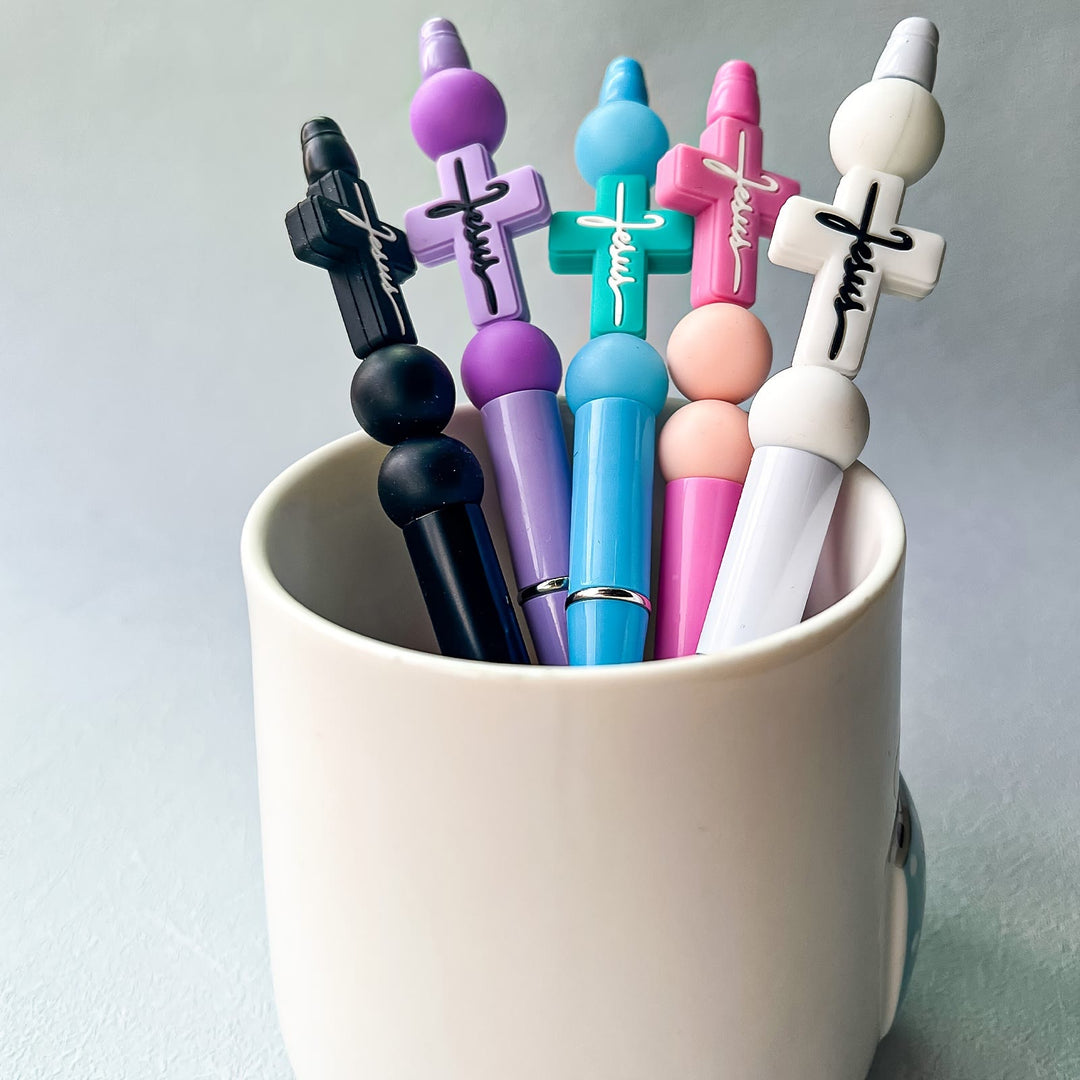 Christianartworkshop Jesus Cross Pen Series: strumento di scrittura ispirato alla fede con ciondolo simbolico - image 4