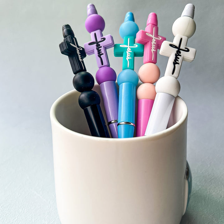 Christianartworkshop Jesus Cross Pen Series: strumento di scrittura ispirato alla fede con ciondolo simbolico - image 4