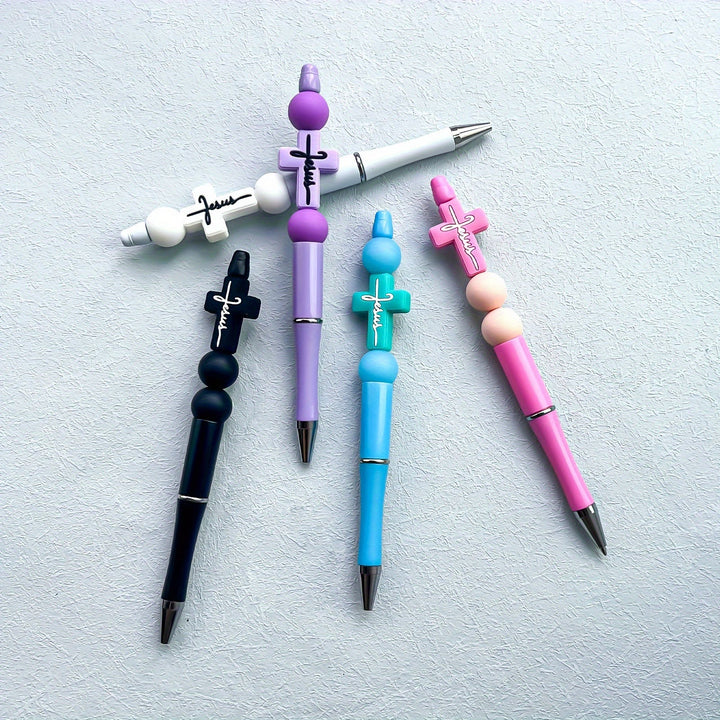 Christianartworkshop Jesus Cross Pen Series: strumento di scrittura ispirato alla fede con ciondolo simbolico - image 3