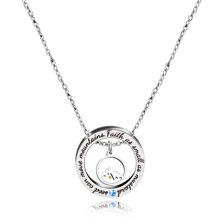 Collana "Fede come seme di senape" di Christianartworkshop: ciondoli vari e simbolo sacro da indossare ogni giorno - Monte rotondo - image 20