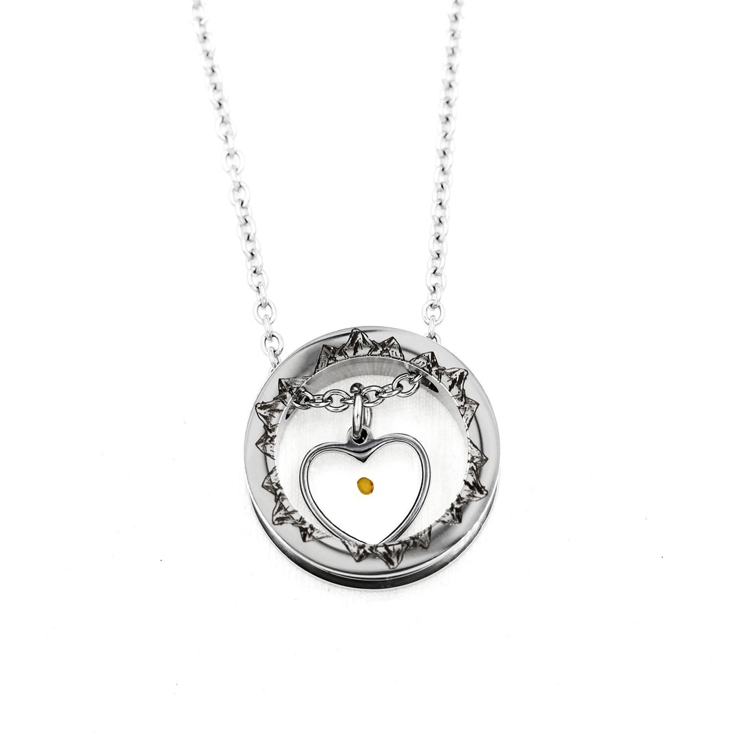 Collana "Fede come seme di senape" di Christianartworkshop: ciondoli vari e simbolo sacro da indossare ogni giorno - Cuore - image 11