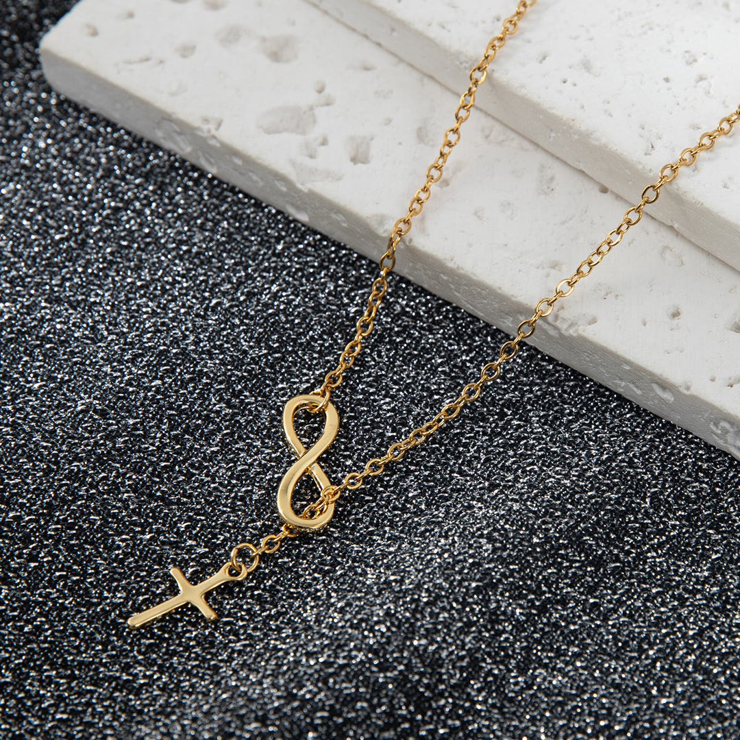 Collana Infinito e Croce di Christianartworkshop: dichiarazione di fede duratura e accessorio da indossare ogni giorno - image 5