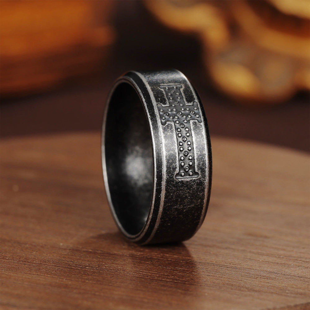 Christianartworkshop Anello con croce a pois: silenziosa devozione per i momenti quotidiani - image 1