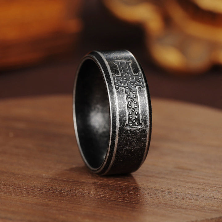 Christianartworkshop Anello con croce a pois: silenziosa devozione per i momenti quotidiani - image 1