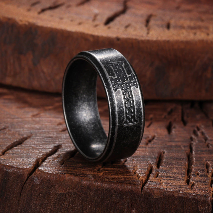 Christianartworkshop Anello con croce a pois: silenziosa devozione per i momenti quotidiani - image 3