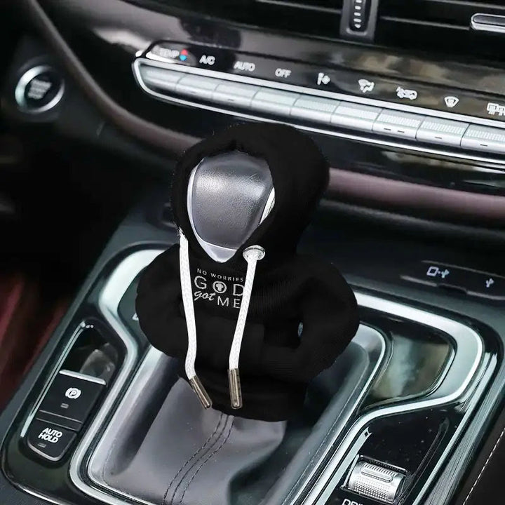 Christianartworkshop God Got Me Felpa con cappuccio Copertura del cambio: calma rassicurante per i viaggi in auto - Nero - image 0