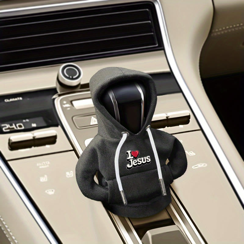 Copri-leva del cambio personalizzabile con cappuccio Christianartworkshop : la tua fede unica, sulla strada - Personalizzato - image 0