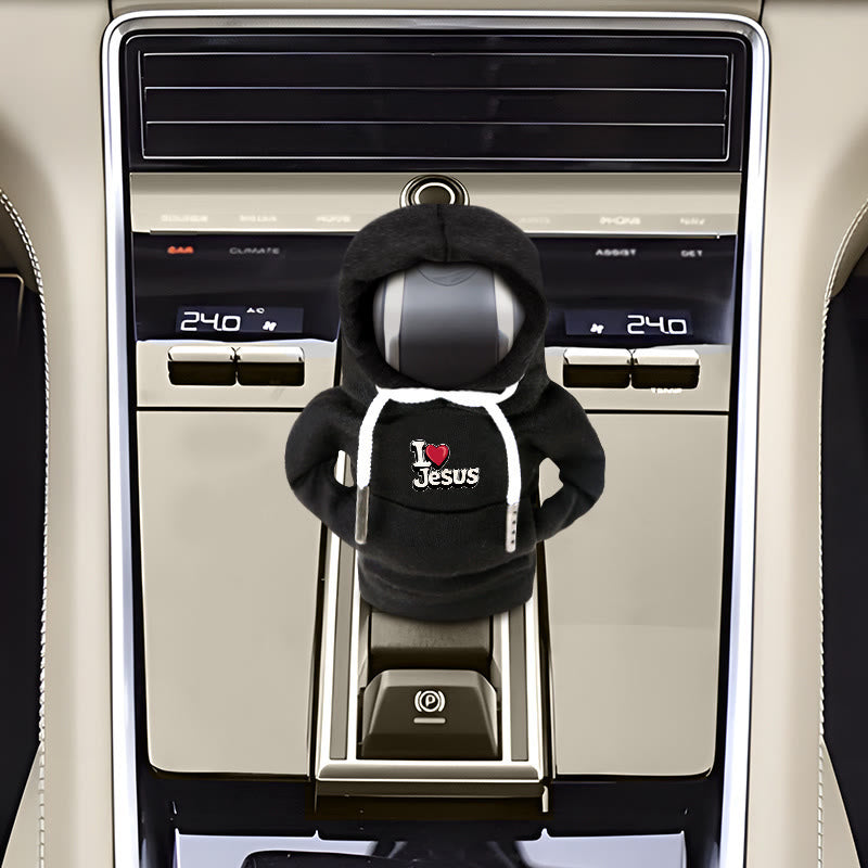 Copri-leva del cambio personalizzabile con cappuccio Christianartworkshop : la tua fede unica, sulla strada - image 2