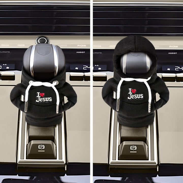 Copri-leva del cambio personalizzabile con cappuccio Christianartworkshop : la tua fede unica, sulla strada - image 4