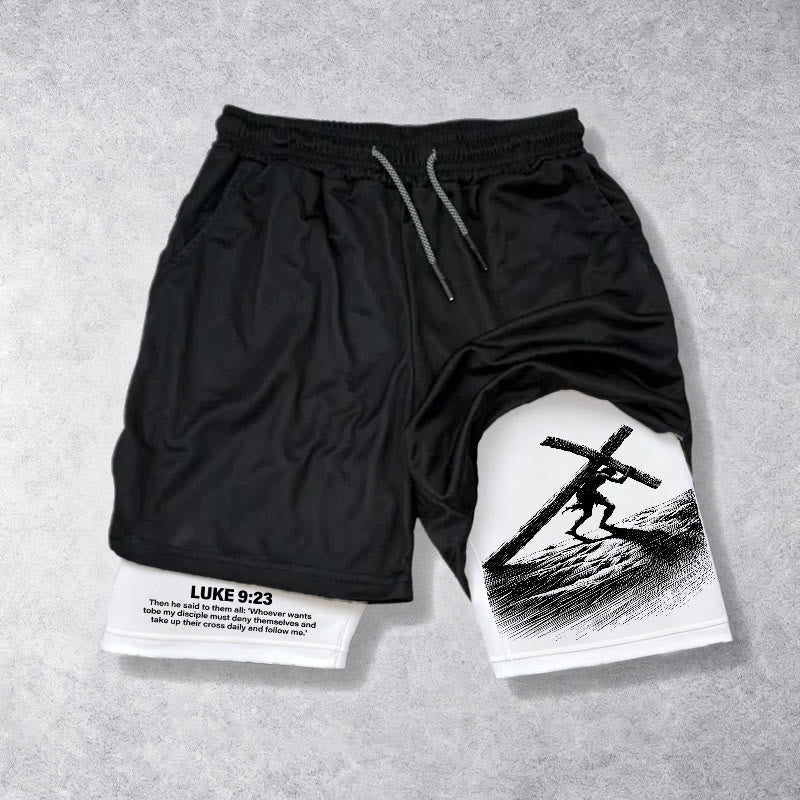 Christianartworkshop Luca 9:23 Cortometraggi di performance biblica: Prendi la tua croce quotidiana - 3XL - image 0