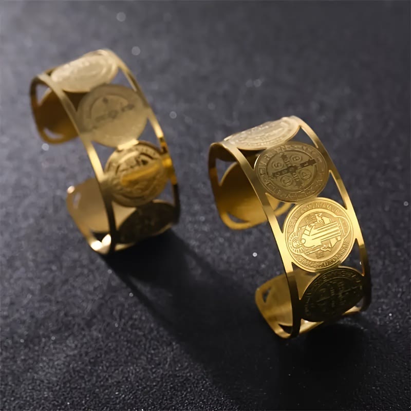 Bracciale con medaglia di San Benedetto di Christianartworkshop: promemoria portatile della grazia divina - image 3