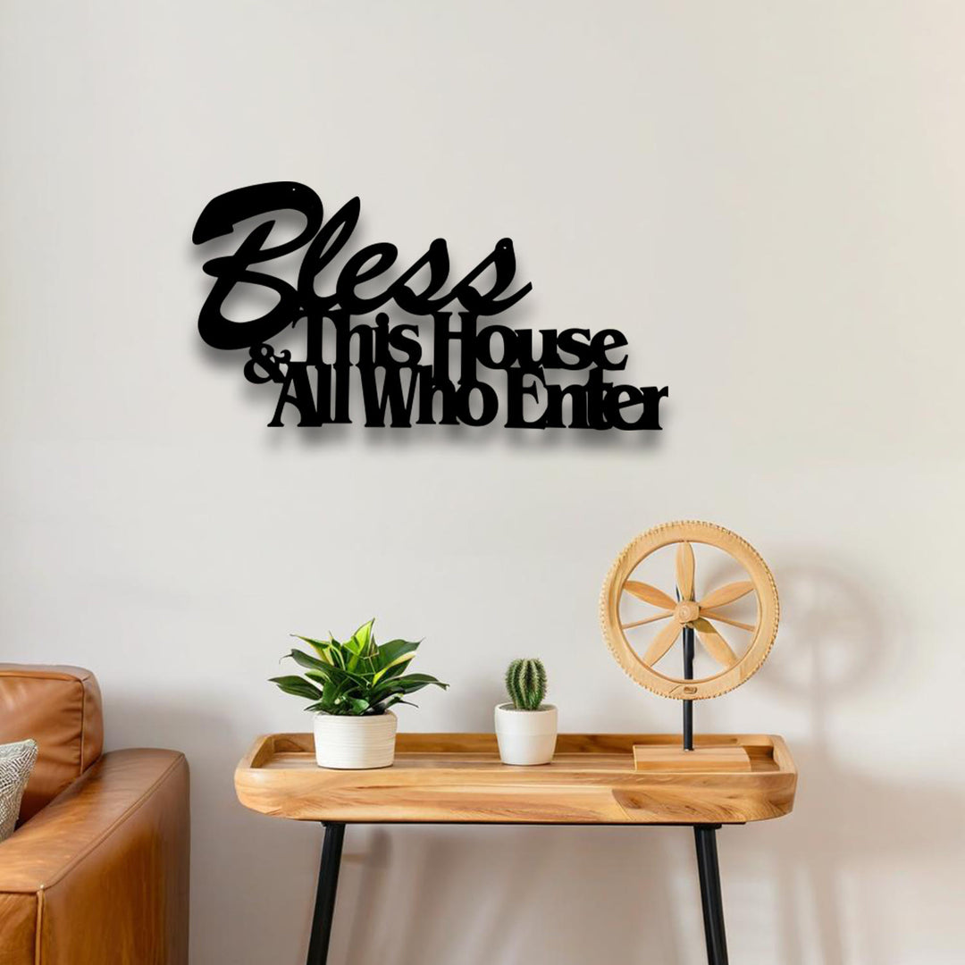 Christianartworkshop Bless This House Decor: regalo di fede tenera per i propri cari - image 1