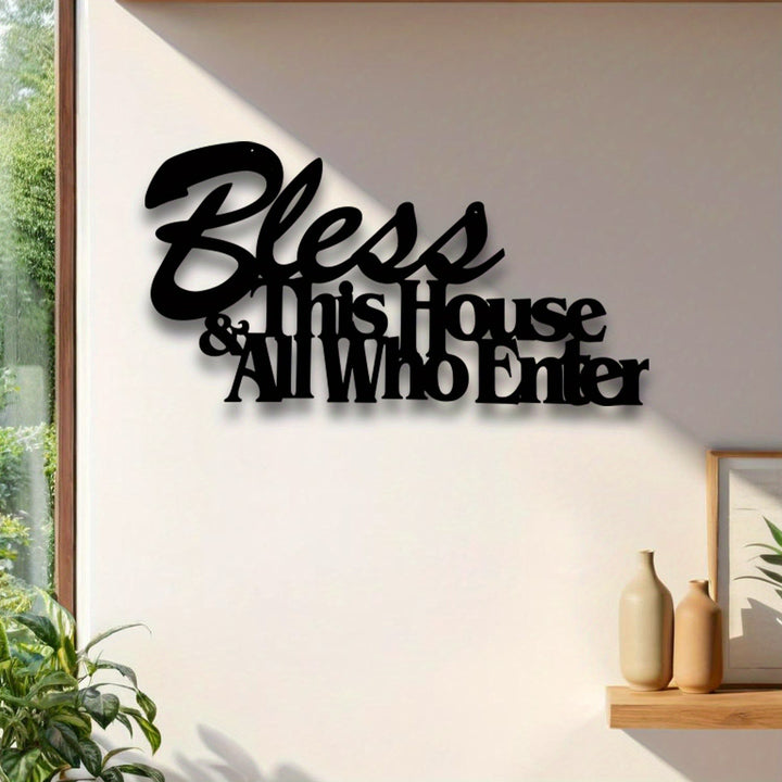 Christianartworkshop Bless This House Decor: regalo di fede tenera per i propri cari - image 3