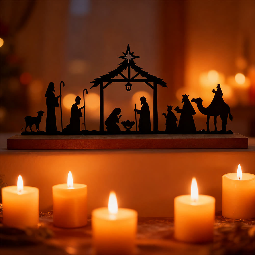 Christianartworkshop Stella di Betlemme Natività Decorazione in ferro: Promemoria di meraviglia costante per le case - image 2