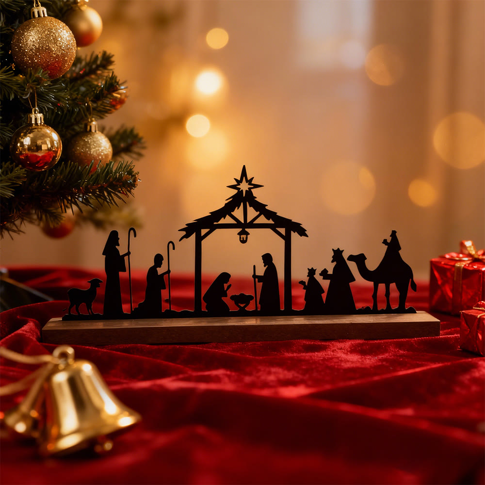 Christianartworkshop Stella di Betlemme Natività Decorazione in ferro: Promemoria di meraviglia costante per le case - image 4