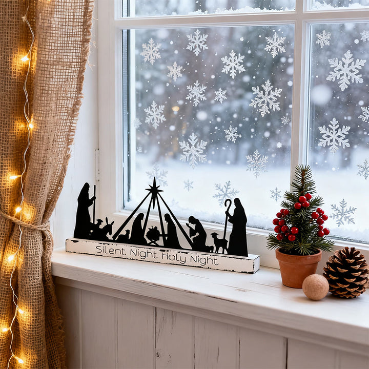 Christianartworkshop Silent Night Iron Nativity: un delicato segno di grazia per gli spazi delle feste - image 1