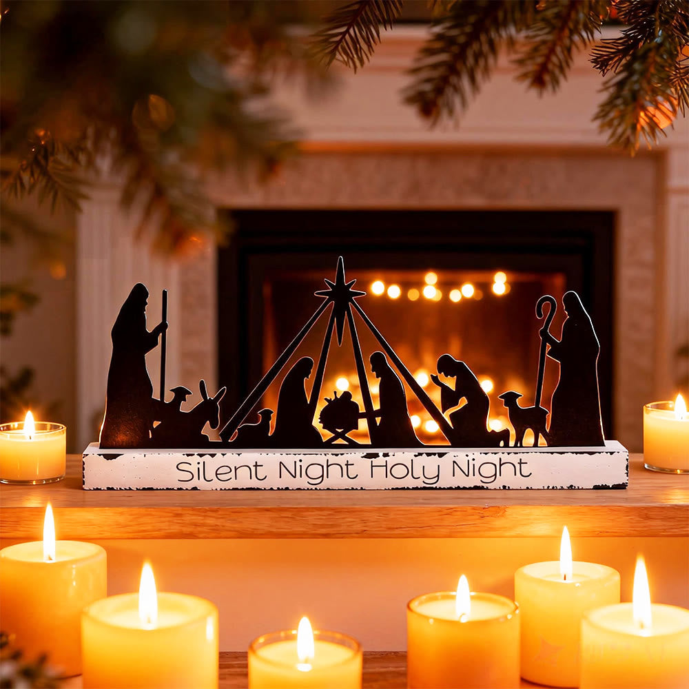 Christianartworkshop Silent Night Iron Nativity: un delicato segno di grazia per gli spazi delle feste - image 4