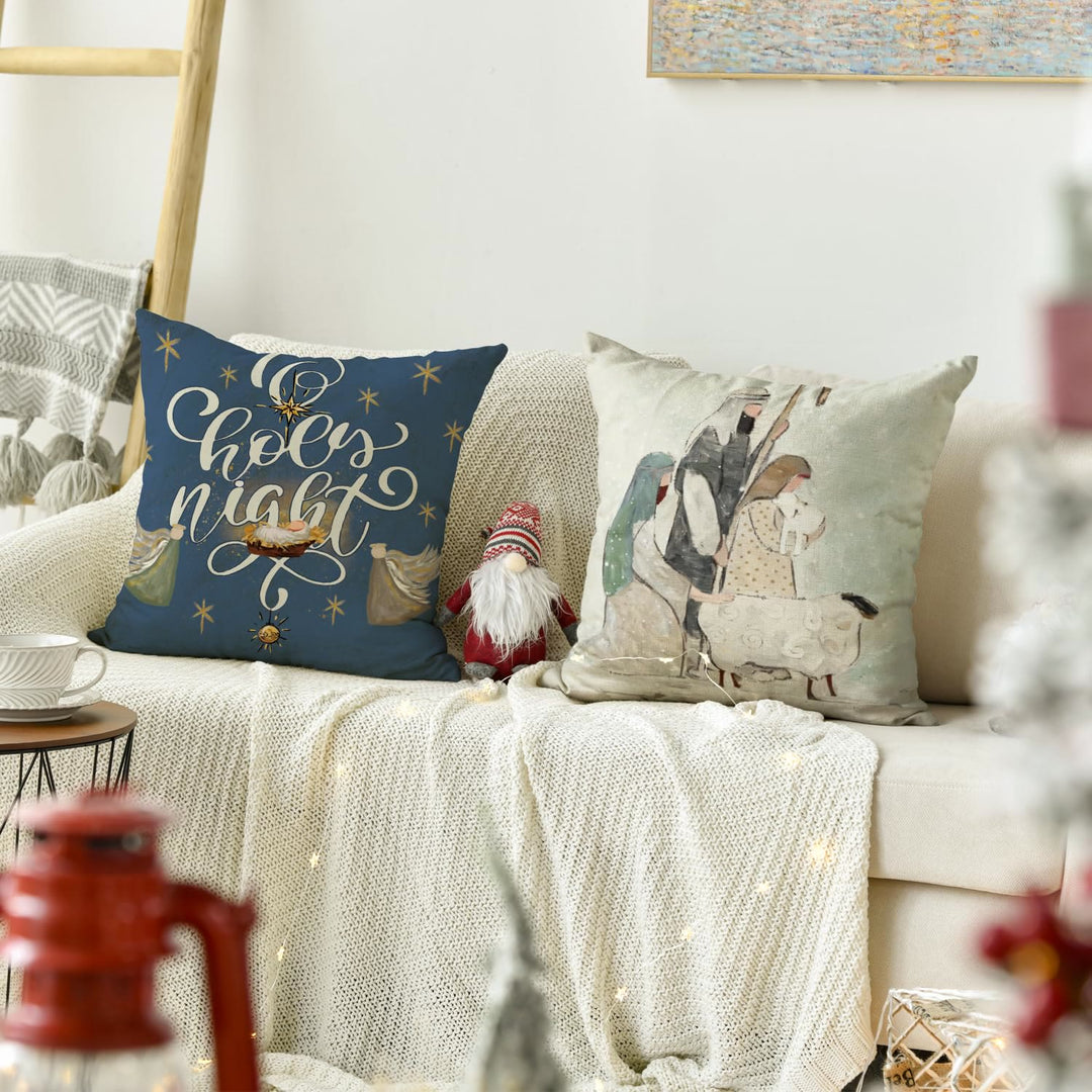 Set di cuscini per la notte santa Christianartworkshop : elegante simbolo di fede per un arredamento accogliente - image 2