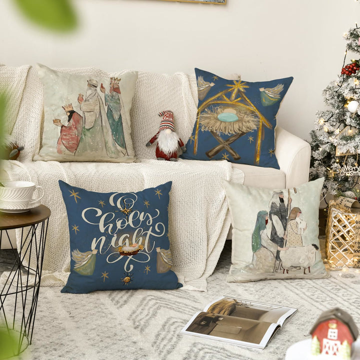 Set di cuscini per la notte santa Christianartworkshop : elegante simbolo di fede per un arredamento accogliente - image 3