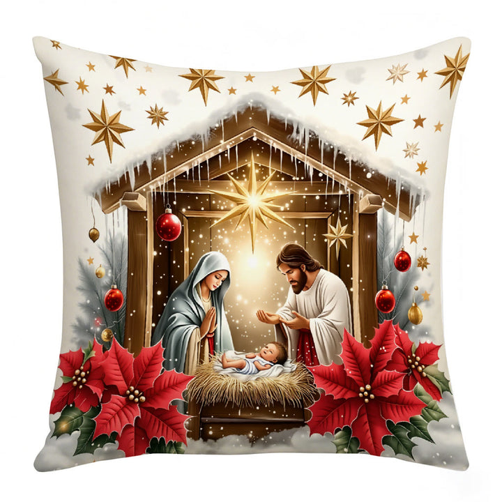 Set di cuscini natalizi Christianartworkshop : promemoria di fede e gioia natalizia per gli spazi - UN - 19,7''*19,7''/50*50cm - image 1