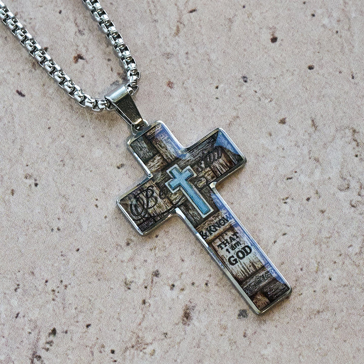 Christianartworkshop Collana con croce dipinta: fede artistica vicina al cuore - image 7