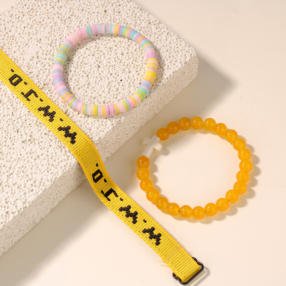 Bracciale Faith Prompt Christianartworkshop con perlina a croce e biglietto WWJD: un ricordo pronto da regalare - image 12