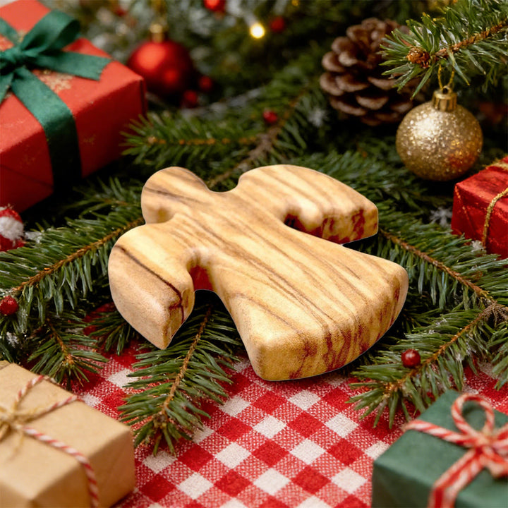 Christianartworkshop Olive & Walnut Angel Keepsake: Gettone di grazia personalizzato - image 4