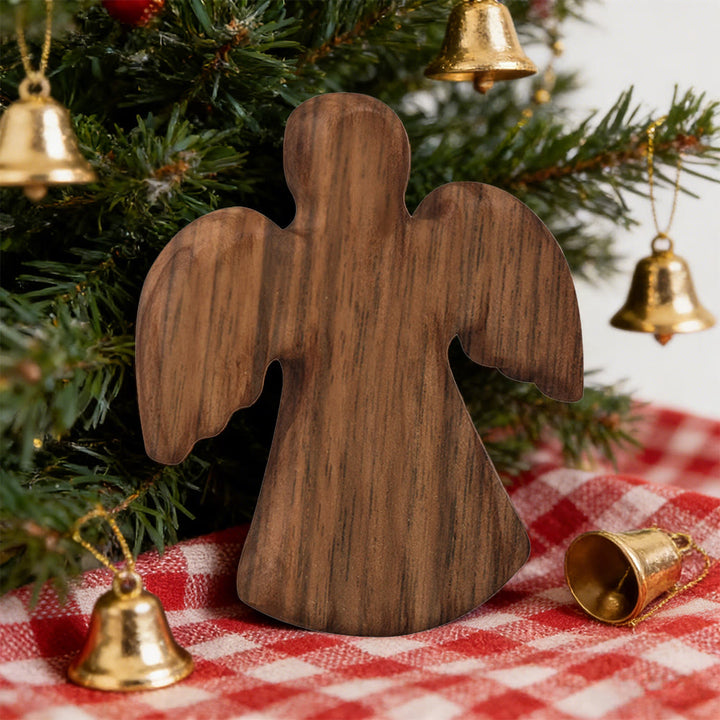 Christianartworkshop Olive & Walnut Angel Keepsake: Gettone di grazia personalizzato - Noce nero A - image 6