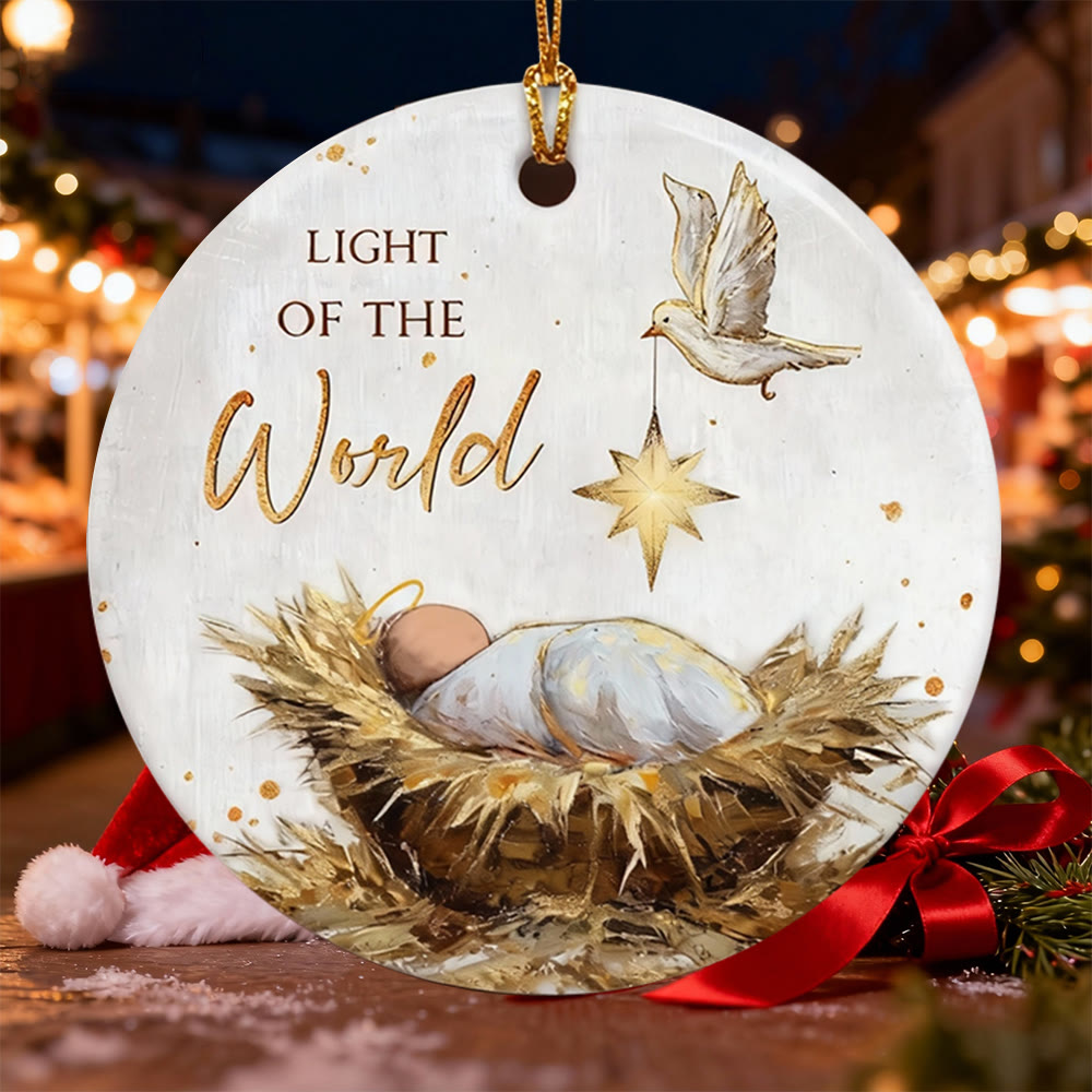 Christianartworkshop Decorazione natalizia Stella Guida: promemoria tattile della fede per l'esposizione degli alberi - Luce del mondo - Acrilico - image 0
