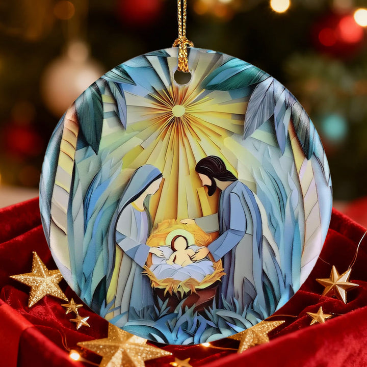 Christianartworkshop Natività Lightburst Ornament: un delicato segno di grazia per i momenti di festa - image 3