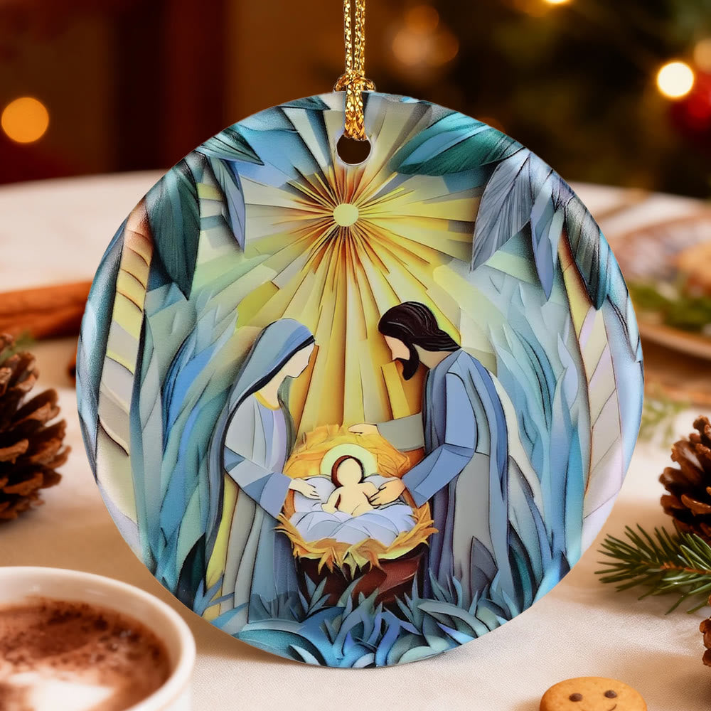 Christianartworkshop Natività Lightburst Ornament: un delicato segno di grazia per i momenti di festa - image 2