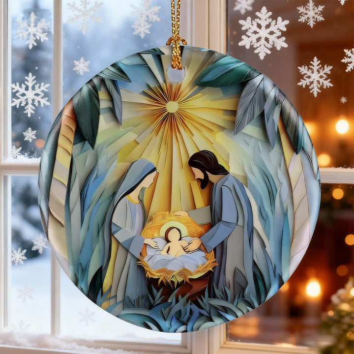 Christianartworkshop Natività Lightburst Ornament: un delicato segno di grazia per i momenti di festa - image 4