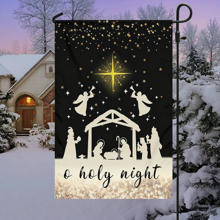 Bandiera da giardino Serene Nativity di Christianartworkshop: promemoria di grazia costante per le case - C - 90×150 cm (3×5 piedi) - image 12
