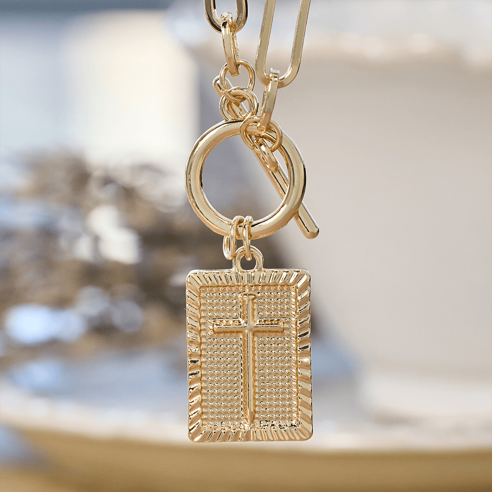 Collana con croce Christianartworkshop : promemoria quotidiano di fede e artigianato artistico per i credenti - image 3
