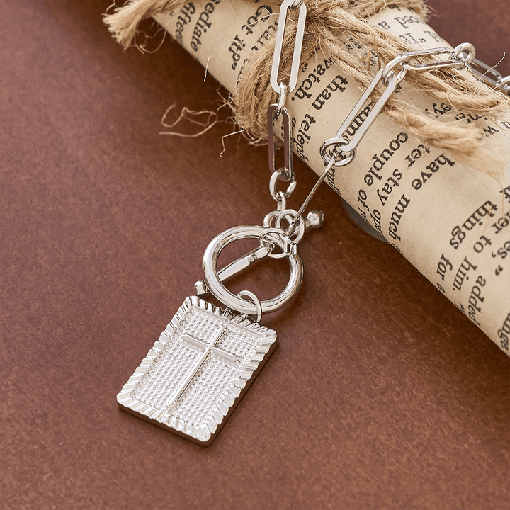 Collana con croce Christianartworkshop : promemoria quotidiano di fede e artigianato artistico per i credenti - Argento - image 6