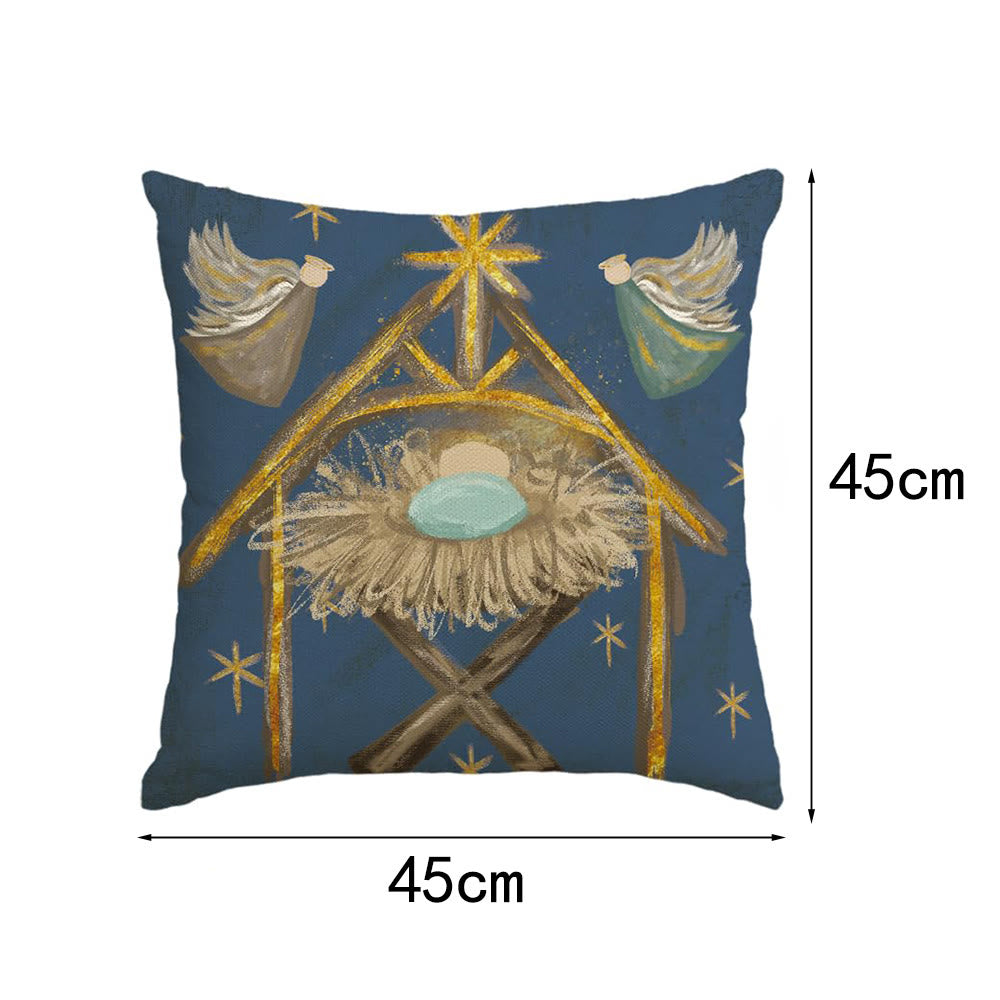 Set di cuscini per la notte santa Christianartworkshop : elegante simbolo di fede per un arredamento accogliente - UN - 45*45 cm - image 6