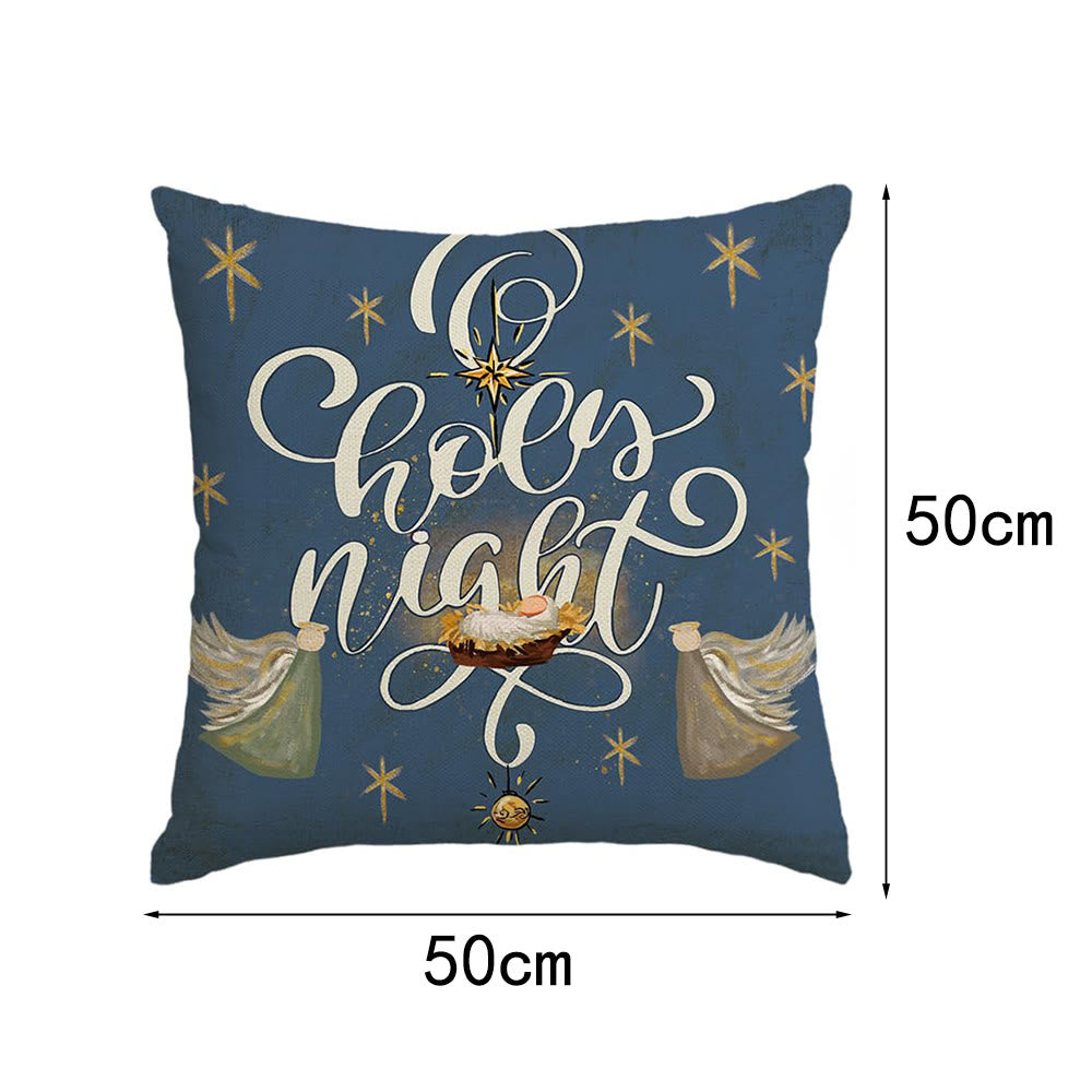 Set di cuscini per la notte santa Christianartworkshop : elegante simbolo di fede per un arredamento accogliente - D - 50*50 cm - image 14