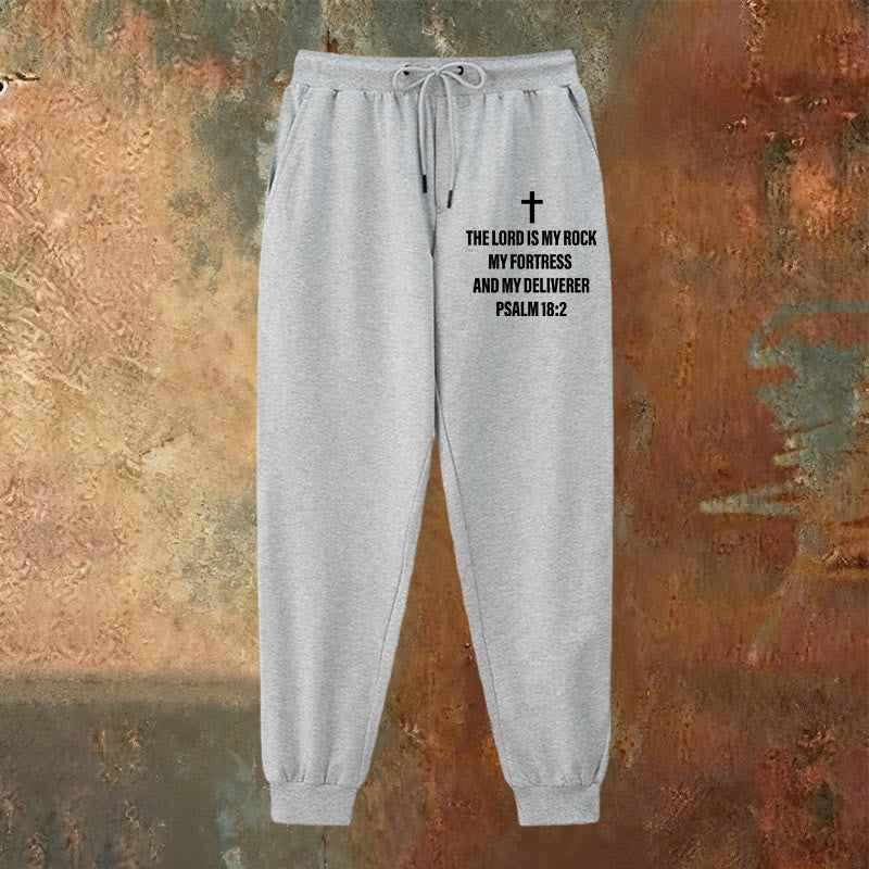Christianartworkshop Salmo 18:2 con pantaloni della tuta a forma di croce: da indossare ogni giorno con fede incrollabile - image 10