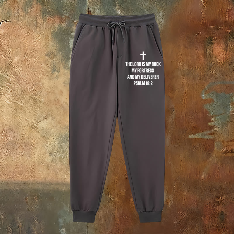 Christianartworkshop Salmo 18:2 con pantaloni della tuta a forma di croce: da indossare ogni giorno con fede incrollabile - image 6