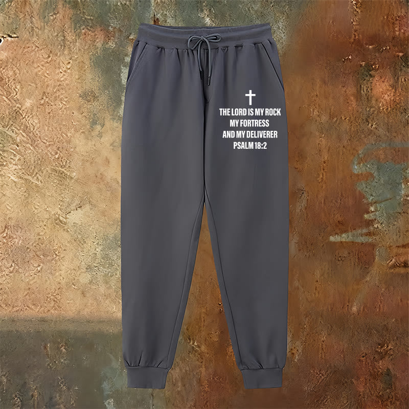 Christianartworkshop Salmo 18:2 con pantaloni della tuta a forma di croce: da indossare ogni giorno con fede incrollabile - image 18
