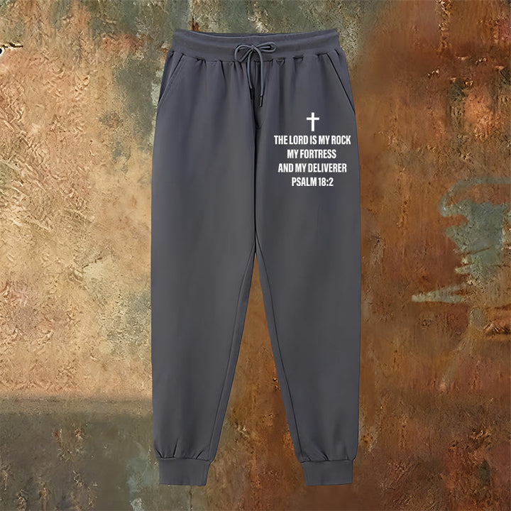 Christianartworkshop Salmo 18:2 con pantaloni della tuta a forma di croce: da indossare ogni giorno con fede incrollabile - image 18