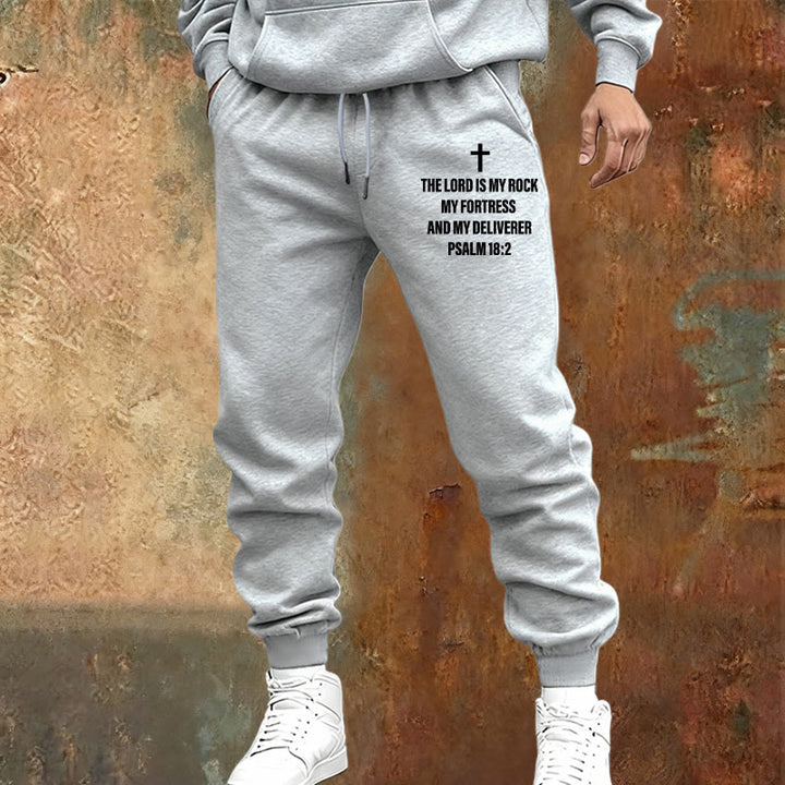 Christianartworkshop Salmo 18:2 con pantaloni della tuta a forma di croce: da indossare ogni giorno con fede incrollabile - image 9