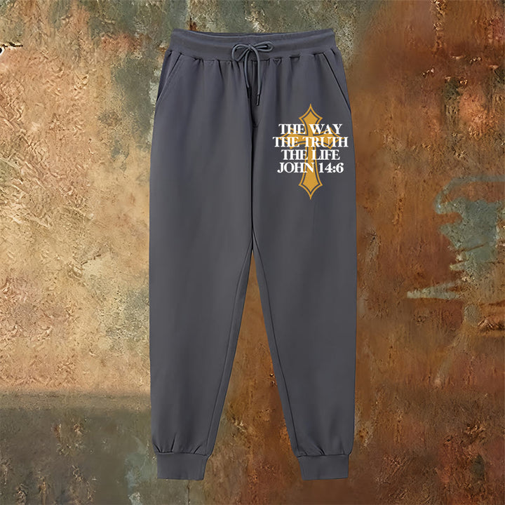 Pantaloni della tuta con croce di John Verse Christianartworkshop : ideali per la chiesa e per le giornate informali - image 22